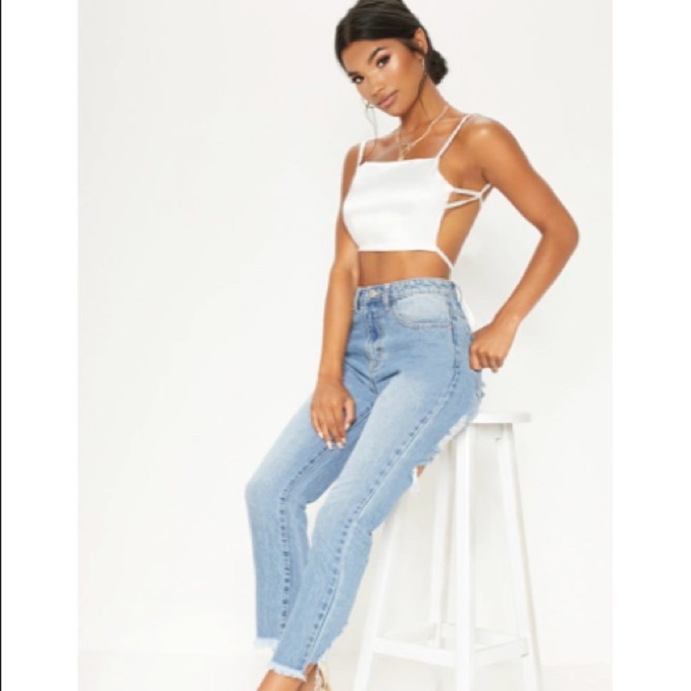 PLT Strappy Crop Top